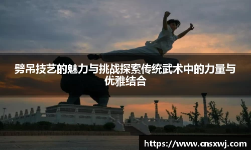 劈吊技艺的魅力与挑战探索传统武术中的力量与优雅结合